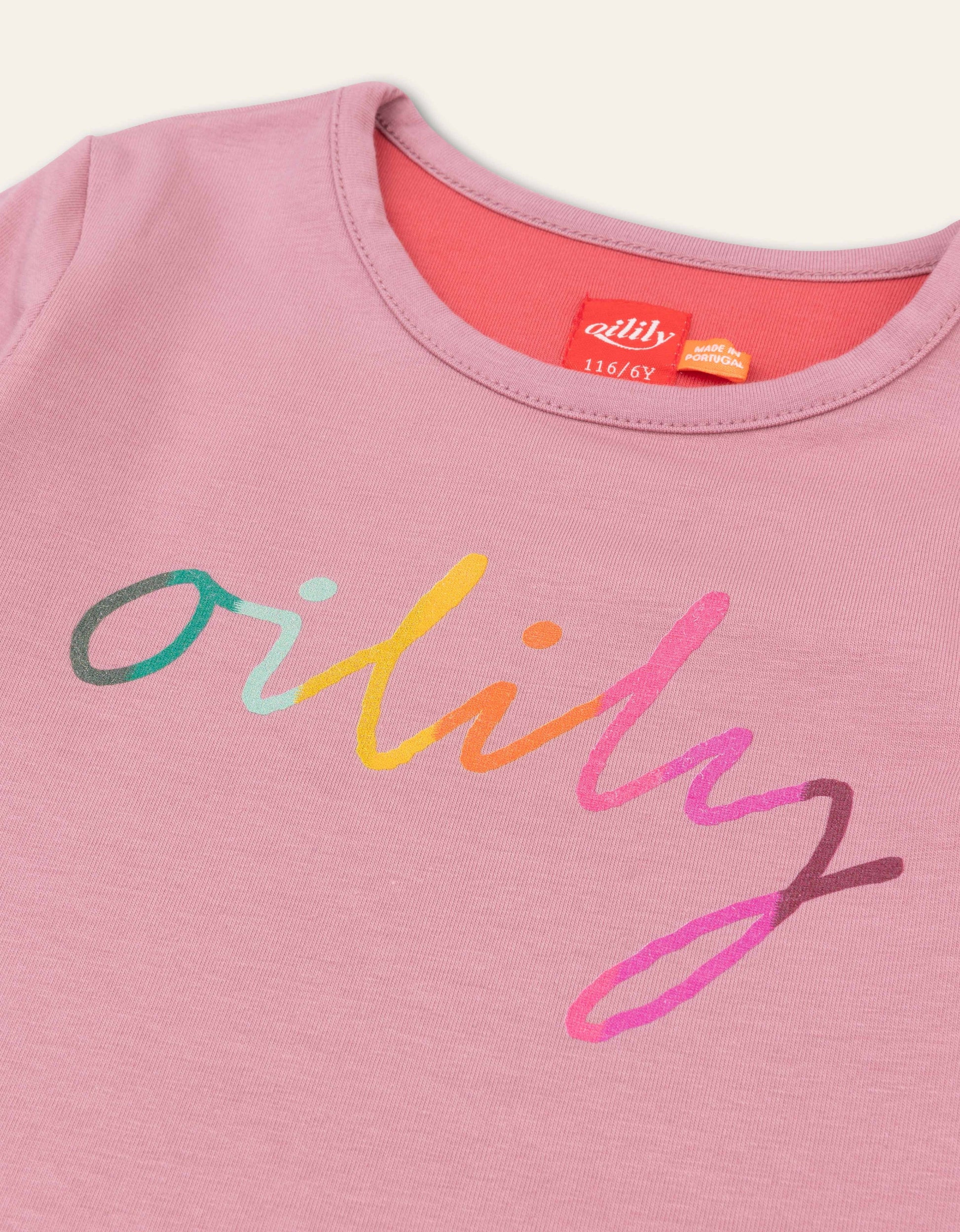 Colourful Oilily girls top detail