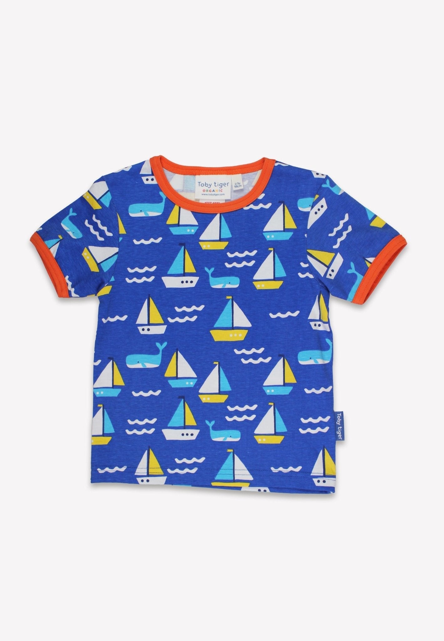 Toby Tiger Organic St Ives Print Short Pyjamas