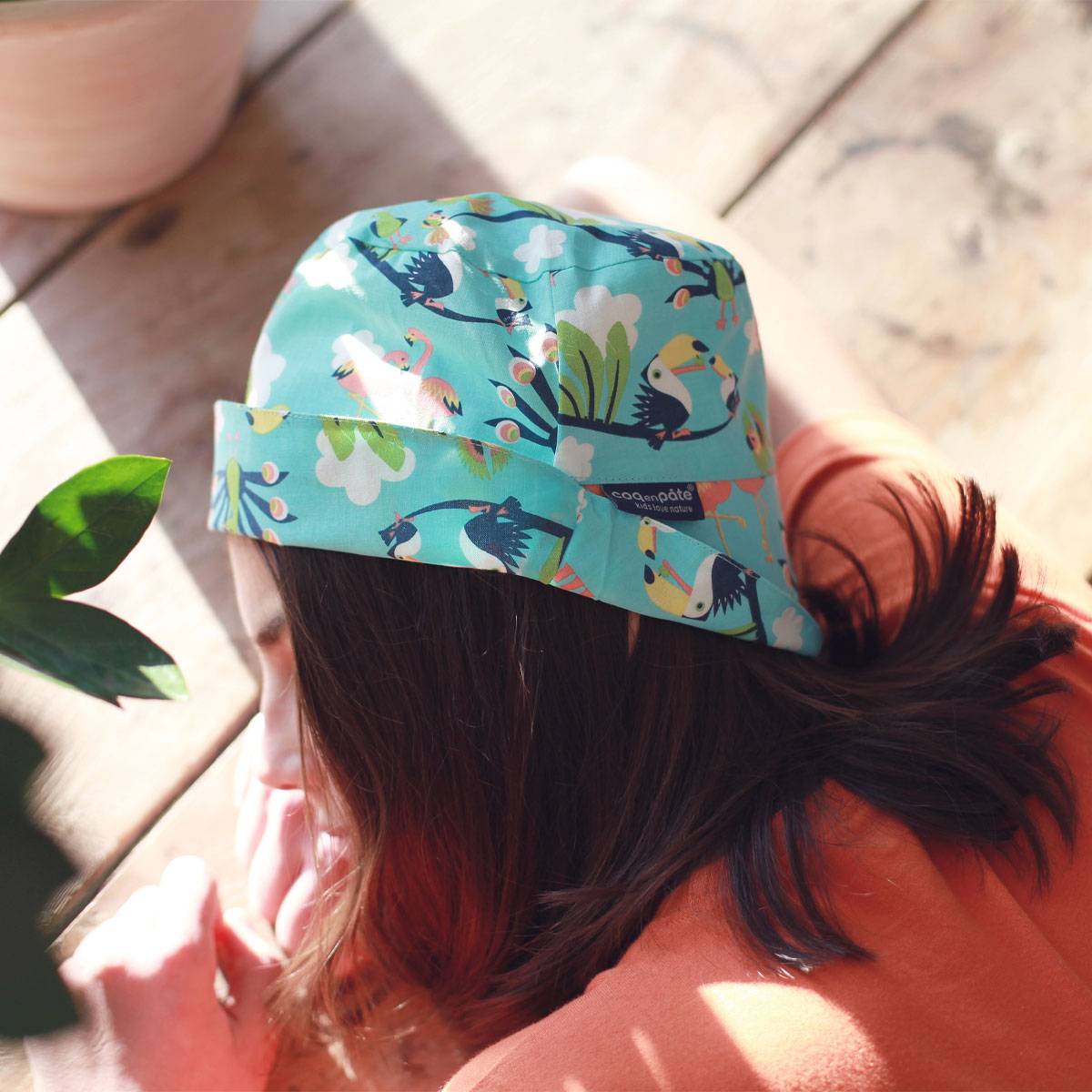 Coq en Pâte Love Is in the Air Organic Cotton Kids’ Bucket Hat