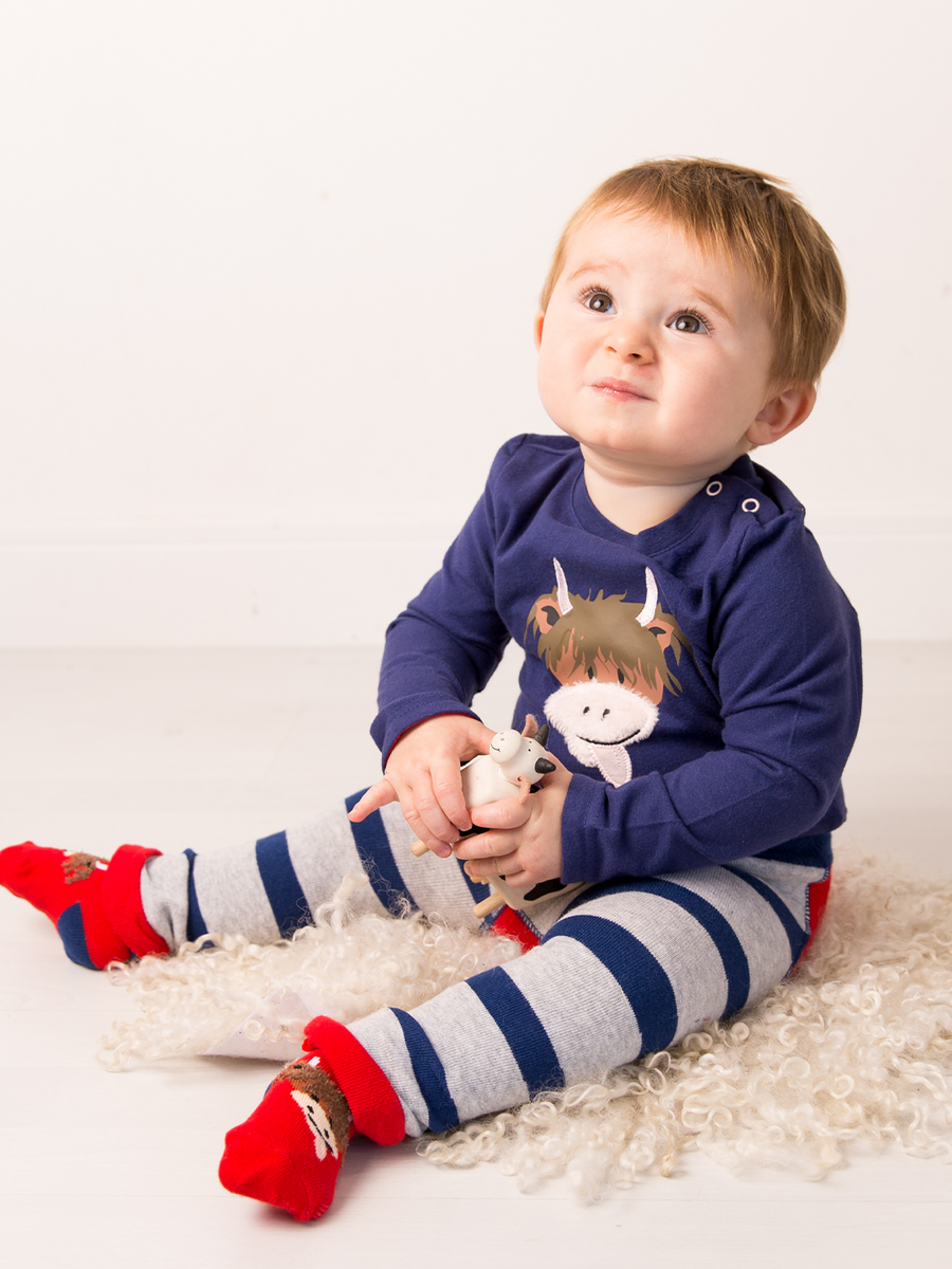 Hamish the Highland Cow Long Sleeved Tshirt
