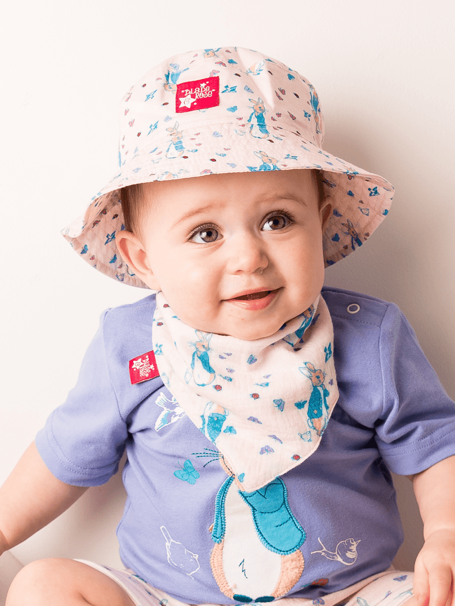 Peter Rabbit™ Love Summer Pink Muslin Bibs 2pk