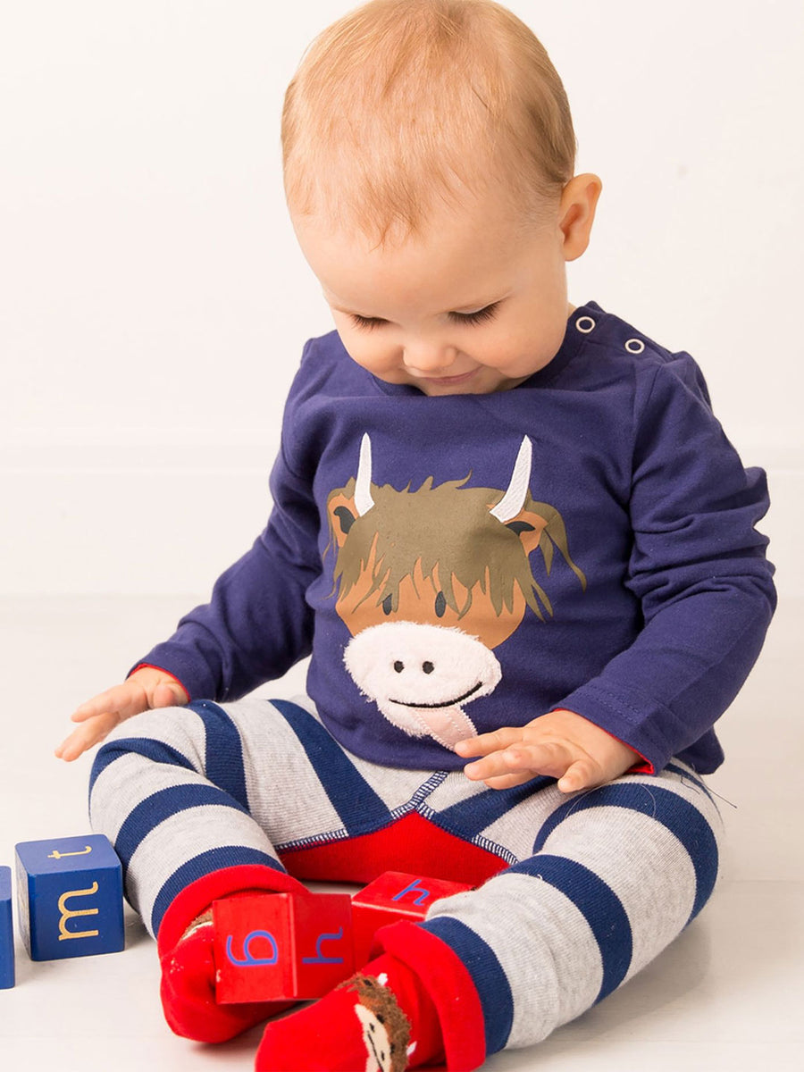Hamish the Highland Cow Long Sleeved Tshirt