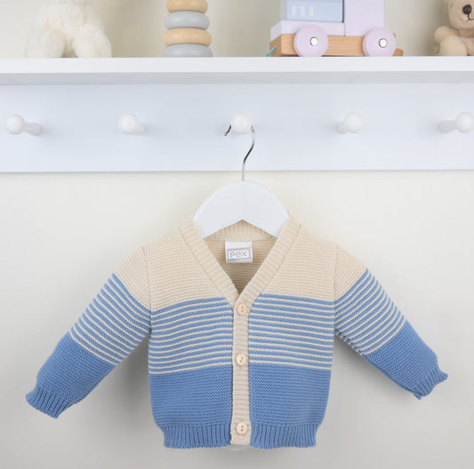 Pex Santiago Cardigan- Dusky Blue