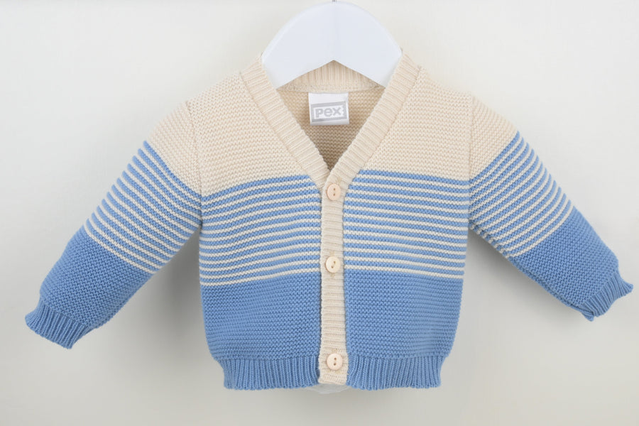 Pex Santiago Cardigan- Dusky Blue