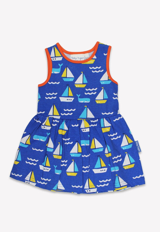 Organic St Ives Print Summer Dress