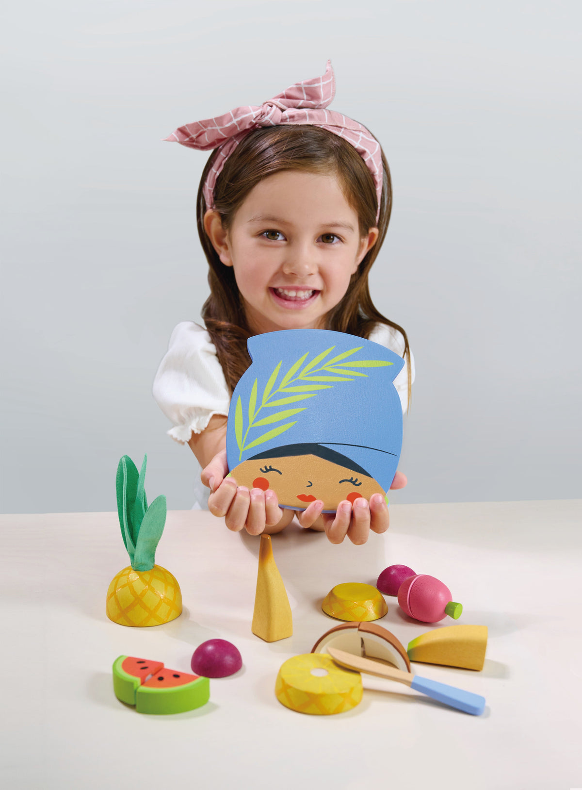 Tender Leaf Tropical Fruit Chopping Board Wooden Toy