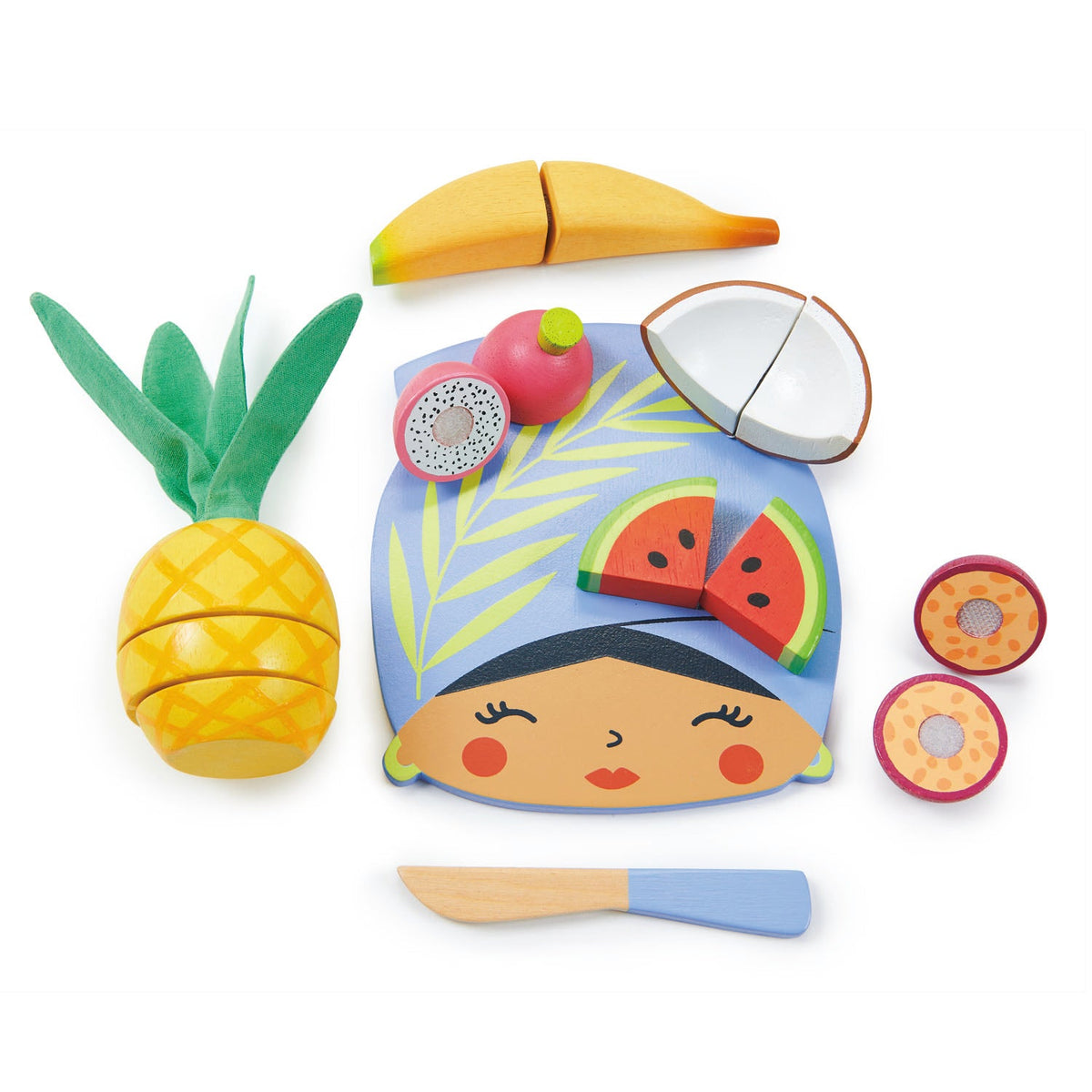 Tender Leaf Tropical Fruit Chopping Board Wooden Toy