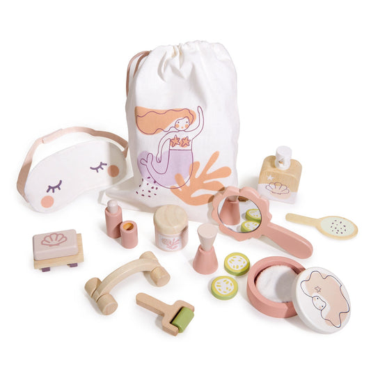 Tender Leaf Toys Spa Retreat Set | Wooden Pretend Play Spa Toy