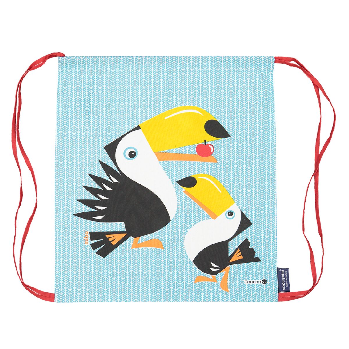 Coq en Pâte Toucan Organic Cotton Kids’ Drawstring Bag