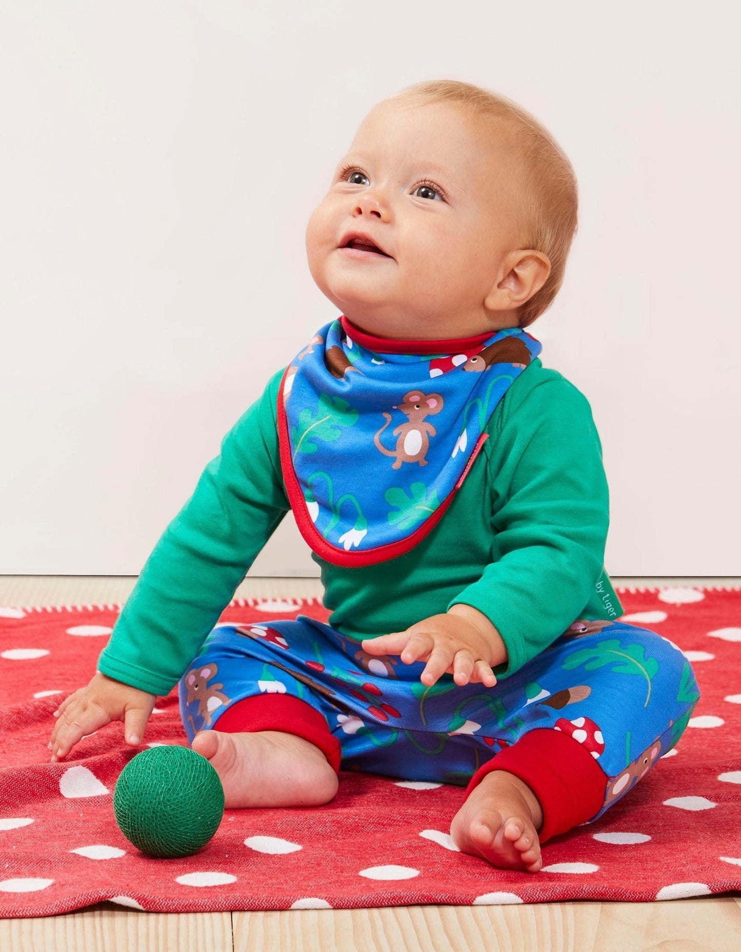 Toby Tiger Organic Woodland Print Yoga Pants